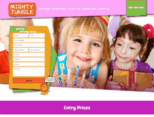 Tablet Screenshot of mightyjungle.com.au